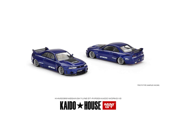 Mini GT G089 Kaido House Nissan Skyline GT-R R33 Kaido Works V2