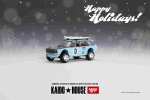 Mini GT G092 Kaido House Datsun 510 Wagon- Winter Holiday Edition