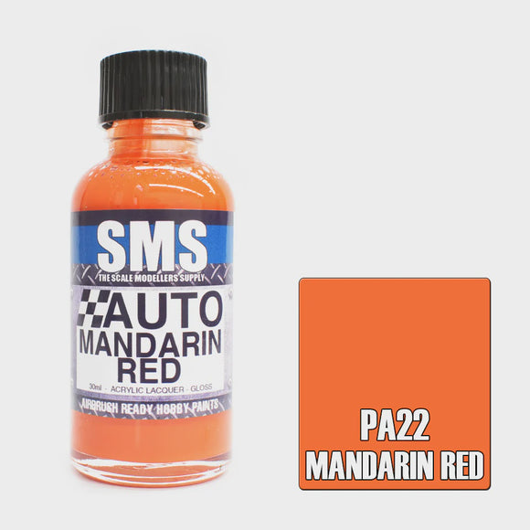 SMS PA22 Auto Mandarin Red 30ml
