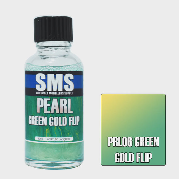 SMS PRL06 Pearl Green Gold Flip 30ml