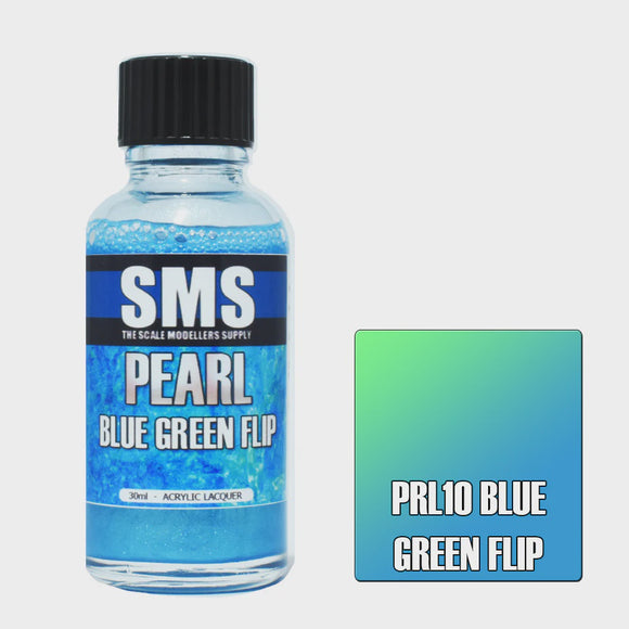 SMS PRL10 Pearl Blue Green Flip 30ml