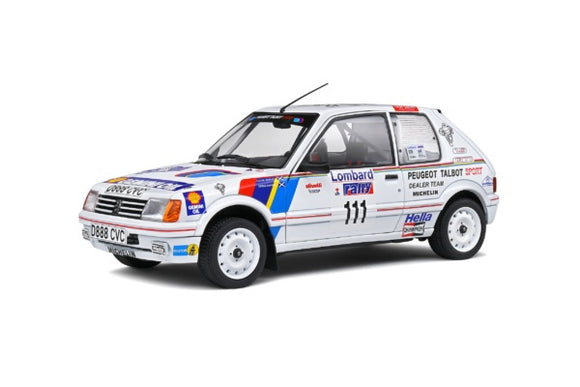 Solido 1801715 Peugeot 205 Gti 1988 Lombard RAC Rally 