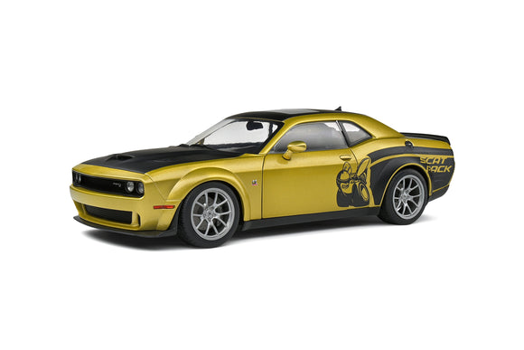 Solido 1805707 Dodge Challenger R/T Scat Pack Widebody Streetfighter2020  Goldrush