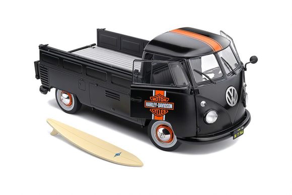 Solido 1806704 VW T1 Pickup - Harley Davidson