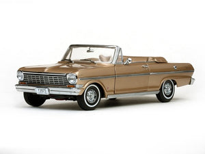 Sun Star S3975 Chevrolet Nova Open Convertible 1963 Saddle Tan