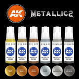 AK-Interactive AK11608 Metallics Set