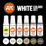 AK-Interactive AK11609 White Colors Set