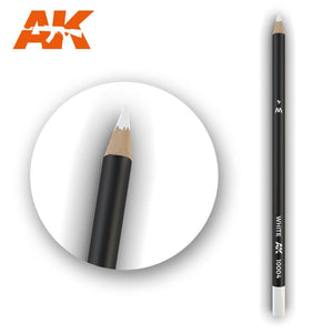 AK-Interactive AK10004 Watercolor Weathering Pencil - White