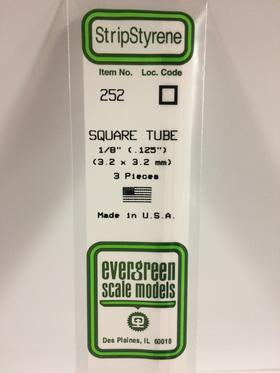 Evergreen 252 Tube - Square - 3.20mm