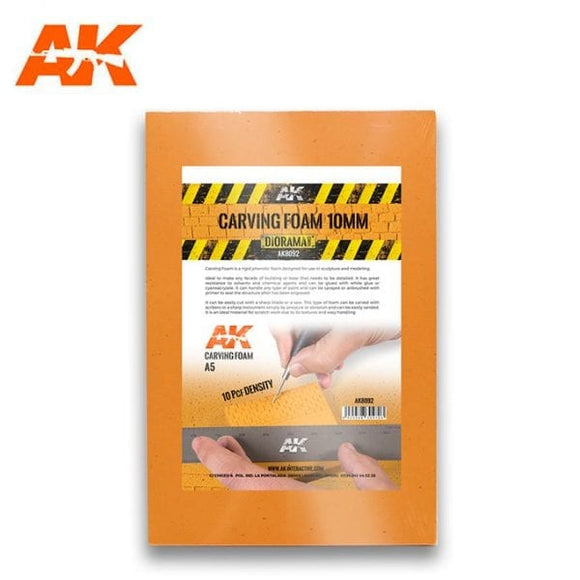 AK-Interactive AK8092 Carving Foam 10mm A5