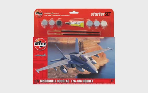 Airfix 55313 McDonnell Douglas F/A-18A Hornet Starter Set - 1/72