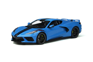 GT Spirit GT286 Chevrolet Corvette C8 Rapid Blue - 1/18