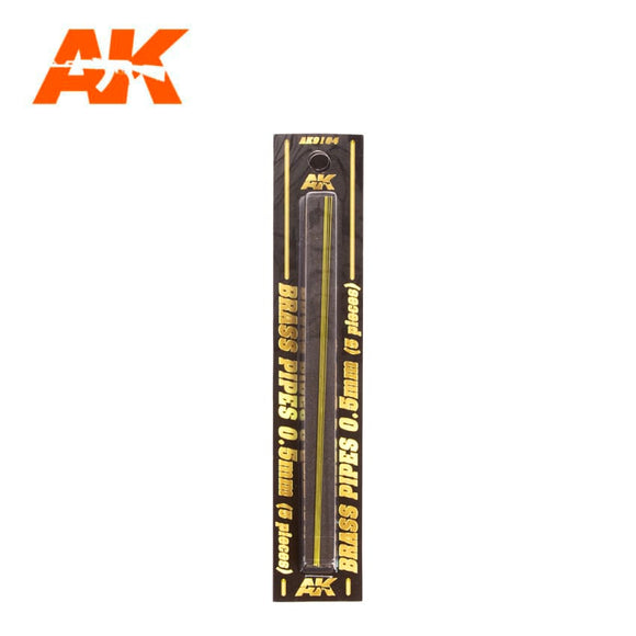 AK-Interactive AK9104 Brass Pipes 0.5mm x 5