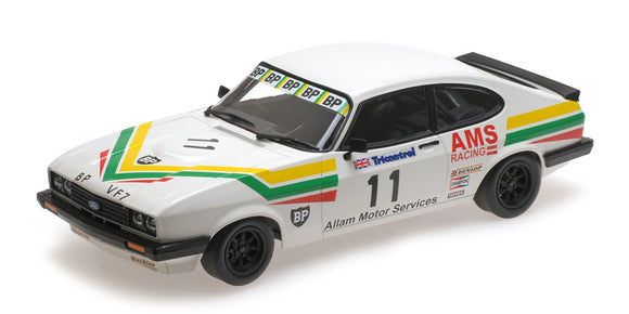 Minichamps 155798611 Ford Capri 3.0 Allam - Winner Silverstone BSCC 1979