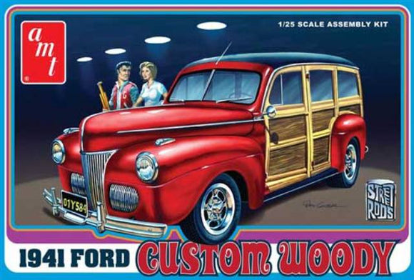 AMT 906 1941 Ford Custom Woody
