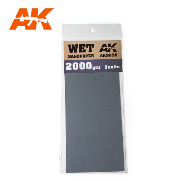 AK-Interactive AK9036 Wet Sandpaper 2000