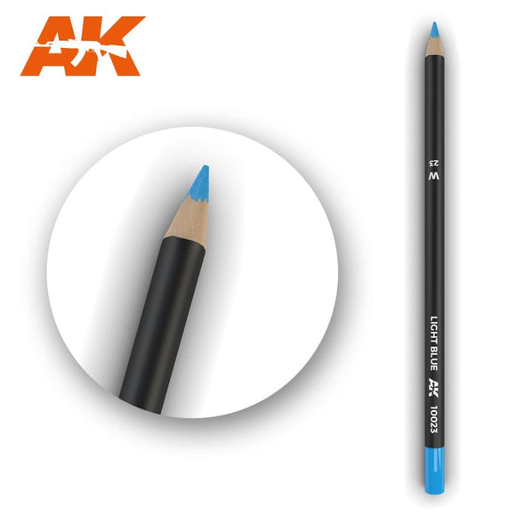 AK-Interactive AK10023 Watercolor Weathering Pencil - Light Blue