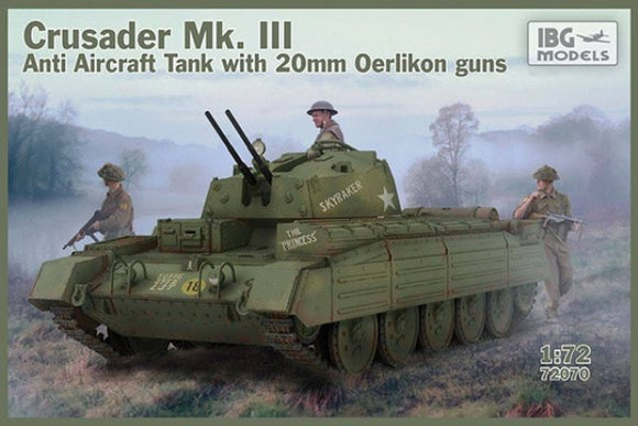 IBG 72070 British Crusader Mk.II Tank with 20mm Oerlikon Guns