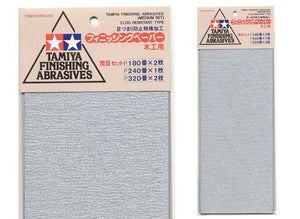 Tamiya 87009 Finishing Abrasives P180/240/320