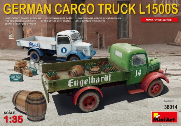 Miniart 38014 German Cargo Truck L1500S
