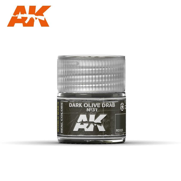 AK-Interactive RC025 Dark Olive Drab Nº31 10ml