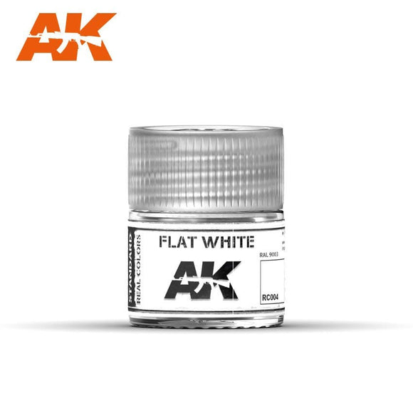 AK-Interactive RC004 Real Colors Flat White 10ml