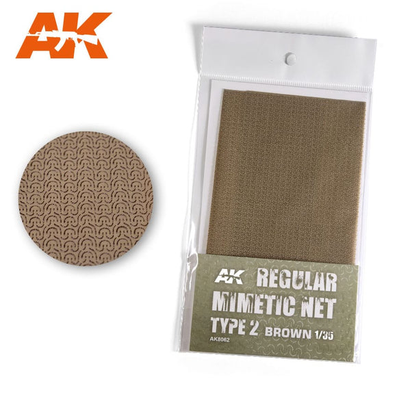 AK-Interactive AK8062 Regular Mimetic Net type 2 Brown