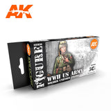 AK-Interactive AK11634 WW2 U.S. Uniforms Color Set