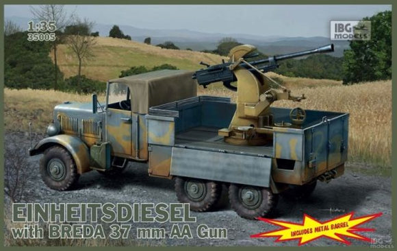 IBG 35005 Einheitsdiesel with BREDA 37mm AA Gun