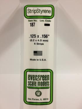 Evergreen 187 Strip - 3.20 x 4.0mm