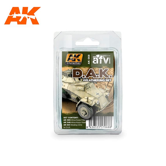 AK-Interactive AK068 Afrika Korps Weathering Set