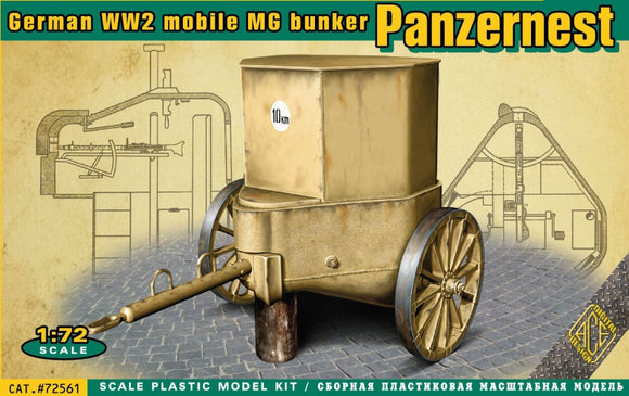 ACE Models 72561 German WW2 Mobile MG Panzernest
