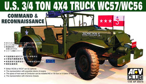 AFV Club AF35S16 US 3/4 Ton 4x4 Truck WC57/WC56