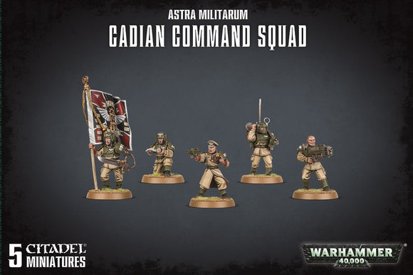 Games Workshop 47-09 Astra Militarum Cadian Command Squad