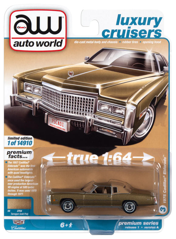 Autoworld 64332E 1975 Cadillac Eldorado