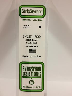 Evergreen 222 Rod - 1.60mm