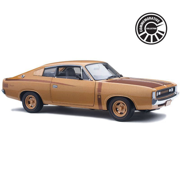 Classic Carlectables 18789 E49 Valiant Charger - Gold 50th Anniversary