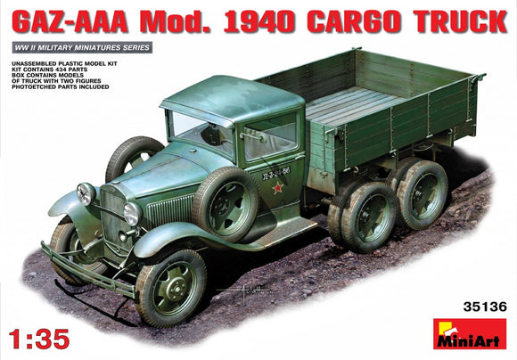Miniart 35136 GAZ-AAA model 1940 Cargo Truck