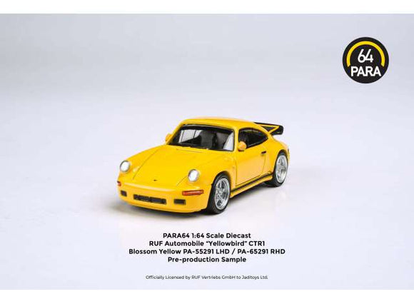 PARA64 65291 Porsche RUF CTR Yellowbird 1987 Yellow