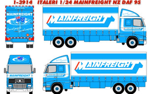 Italeri 3914 DAF 95 Canvas 'Mainfreight'