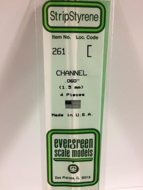Evergreen 261 Channel - 1.50mm