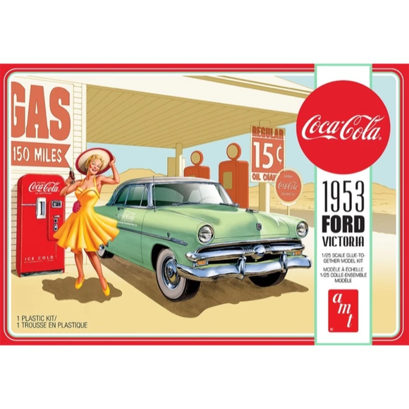 AMT 1146 1953 Ford Victoria - Coca-Cola - 1/25 Scale