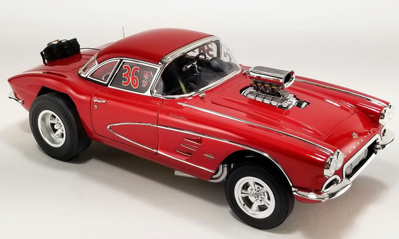 ACME 1800926 1961 Chevrolet Corvette Gasser #36 Original Mazmanian