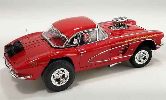 ACME 1800927 1961 Chevrolet Corvette Gasser #26 Mazmanian
