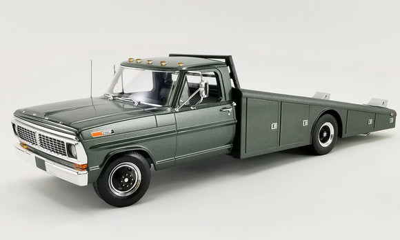 ACME 1801411 1970 Ford F350 Ramp Truck - Highland Green