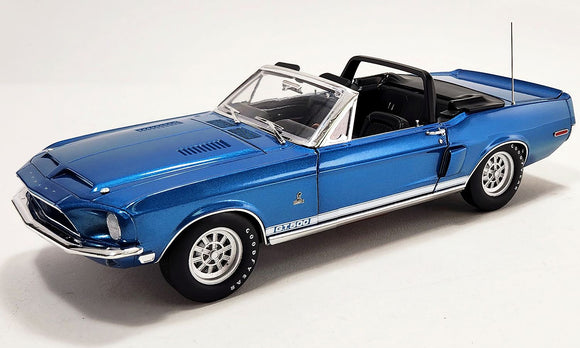 ACME 1801848 1968 Shelby GT500 Convertible - Acapulco Blue