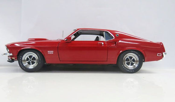 ACME 1801866 1969 Ford Mustang Boss 429 - Candy Apple Red