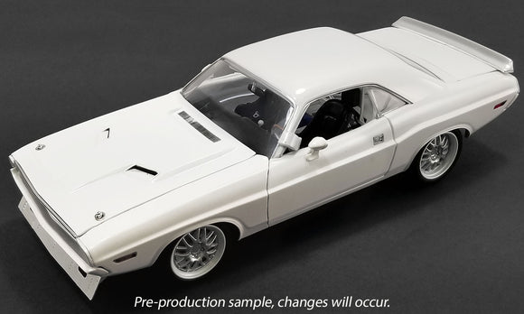 ACME 1806022 1970 Dodge Challenger Street Fighter - Kowalski - White
