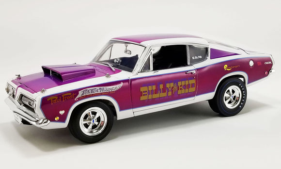 ACME 1806125 1968 Plymouth Barracuda Super Stock - Billy The Kid