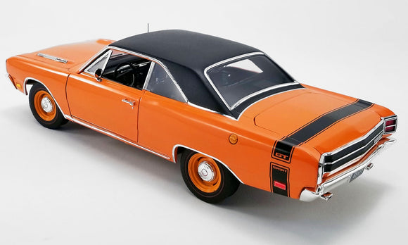 ACME 1806406VT 1969 Dodge Dart GTS 440 - Vinyl Roof  Orange/ Black